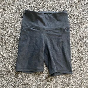 Grey Biker Shorts